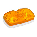 PLAFON TIPO HELLADE 10 LEDS TIPO DOBLE OPTICO AMBAR